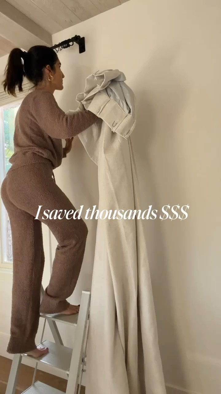 I saved thousands $$$ if you’re looking to elevate your space these curtains are amazing and instantly elevated my space! They are easy to put up as well #stylinbyaylin #aylin #amazonfind #home #curtains 

#LTKSeasonal #LTKselfcare #LTKHome