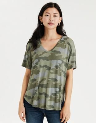 AE Soft & Sexy V-Neck T-Shirt | American Eagle Outfitters (US & CA)