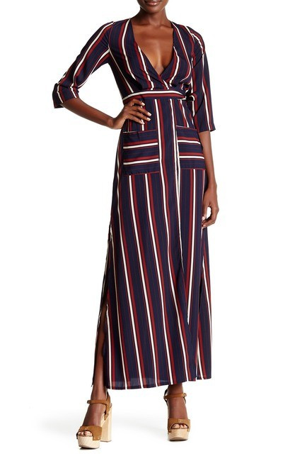 L'Atiste | Striped Wrap Dress | Nordstrom Rack | Nordstrom Rack
