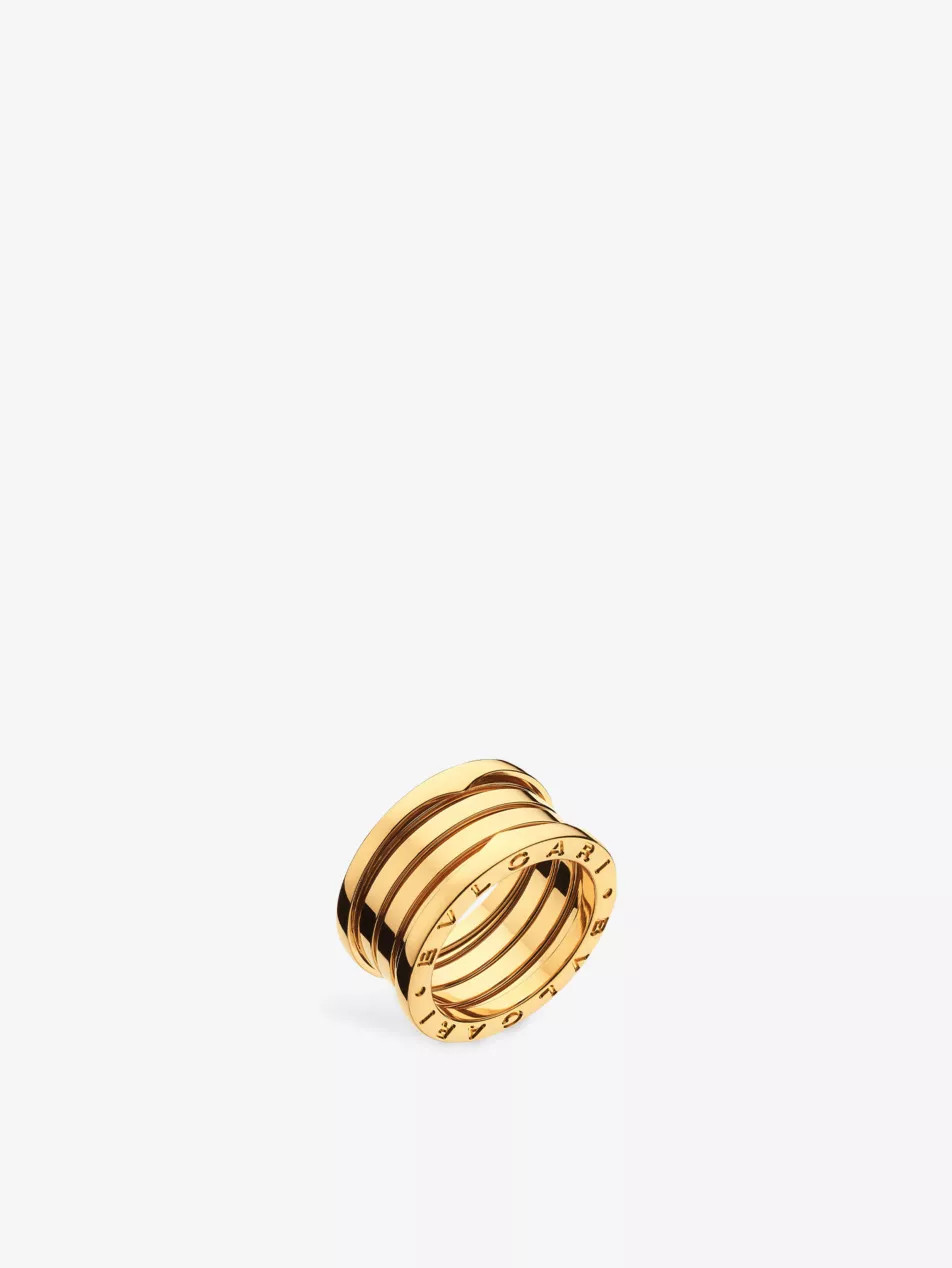 BVLGARI - B.zero1 four-band 18ct yellow-gold ring | Selfridges.com | Selfridges