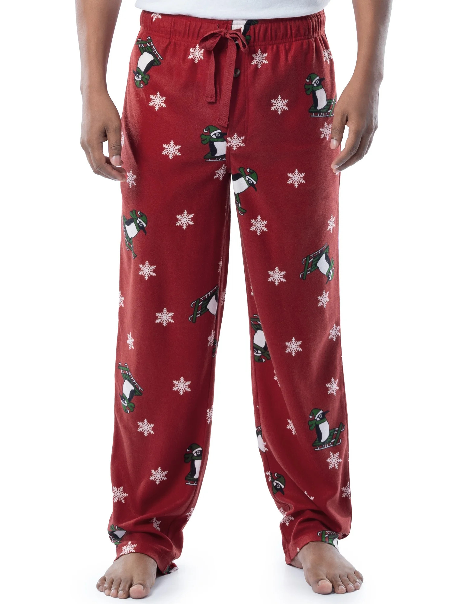 Fruit of the Loom Men's Matte Fleece Holiday Print Pajama Pants, Sizes S-5XL | Walmart (US)