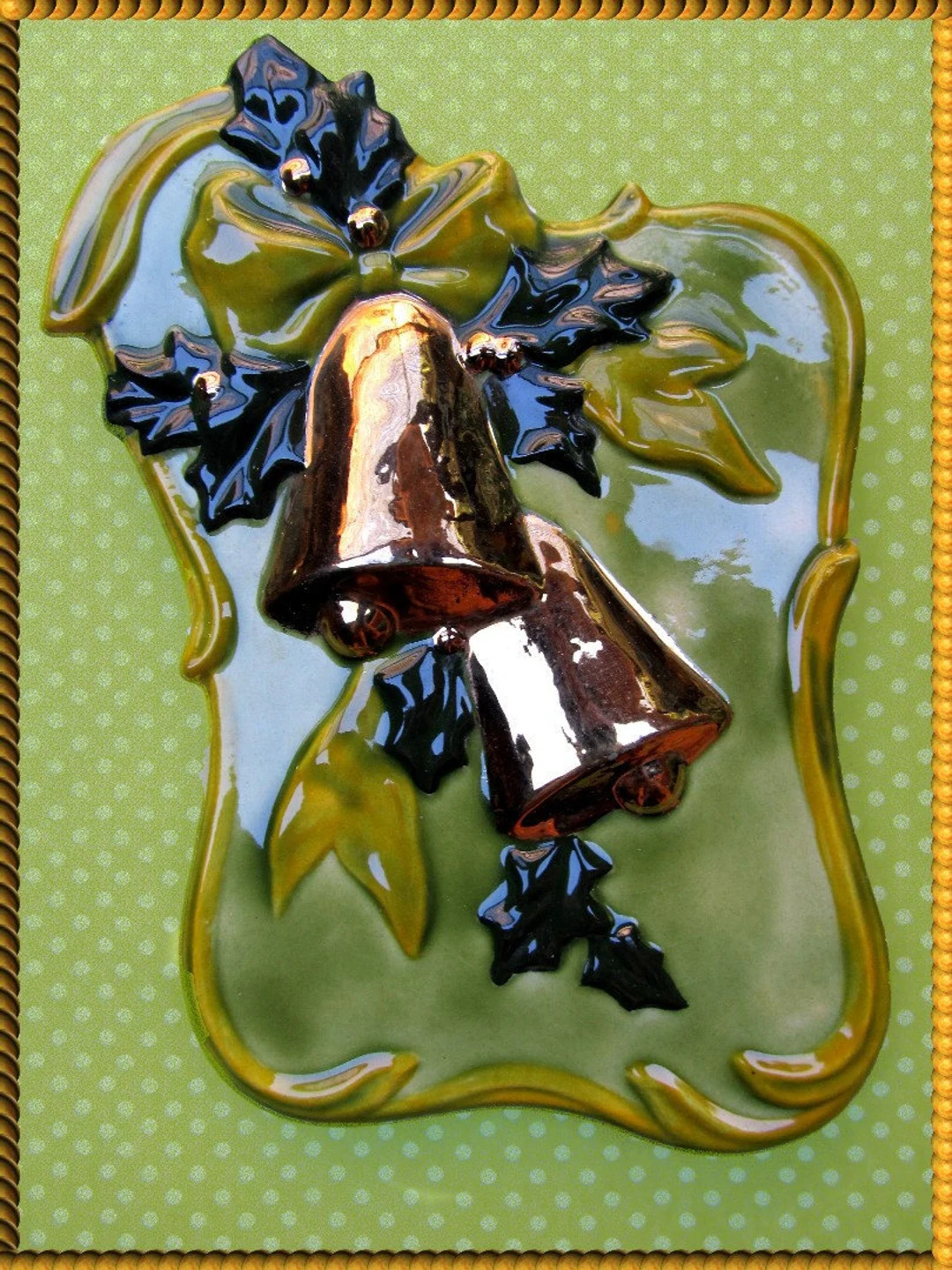 Elegant Gold Bell Focal for Mosaic Tile Art - Etsy | Etsy (US)