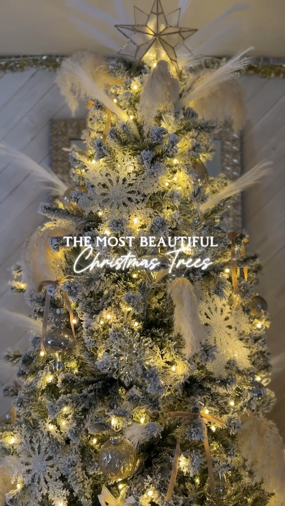 These flocked Christmas trees are my favorite. 🎄 They’re so beautiful, easy to put together and look great year after year! It also comes with a remote to turn the lights on and off and switch to different modes.

#LTKHome #LTKHoliday #LTKSaleAlert