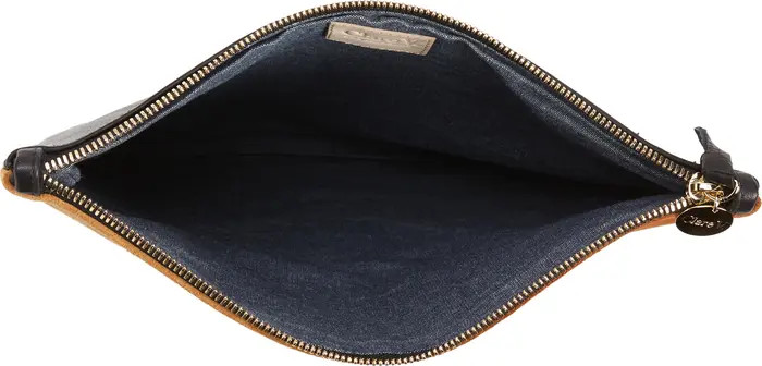 Clare V. Colorblock Suede Foldover Clutch | Nordstrom | Nordstrom