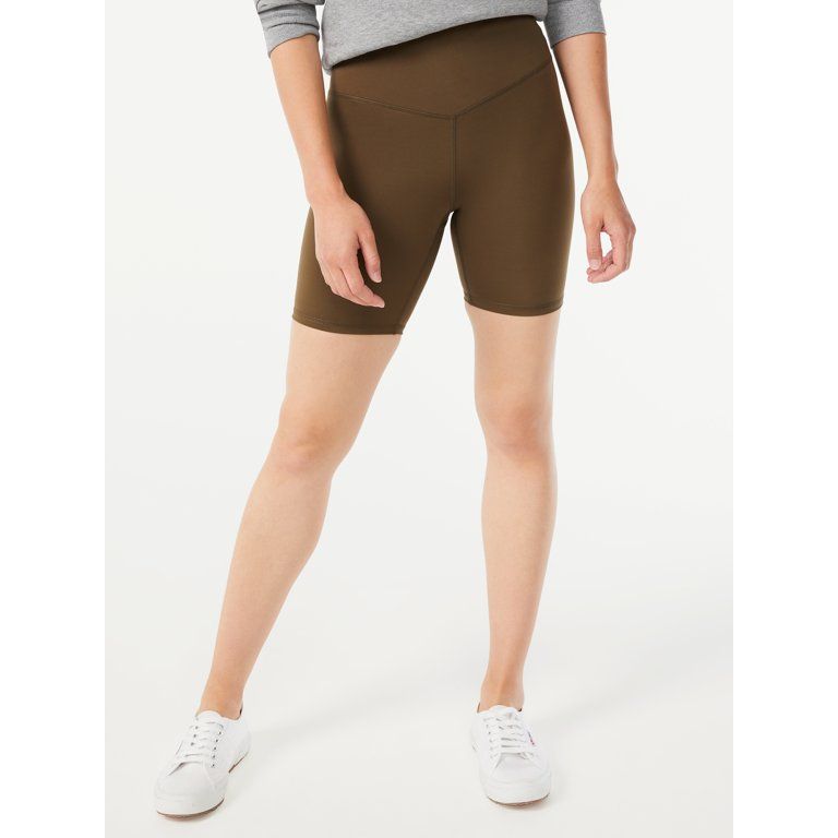 Free Assembly Women's High Waisted Bike Shorts | Walmart (US)