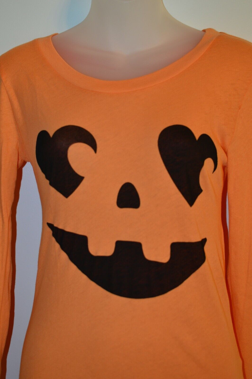 Wildfox NWT XS Bodysuit Top Halloween Heart Jack O Lantern Pumpkin Orange Black  | eBay | eBay US