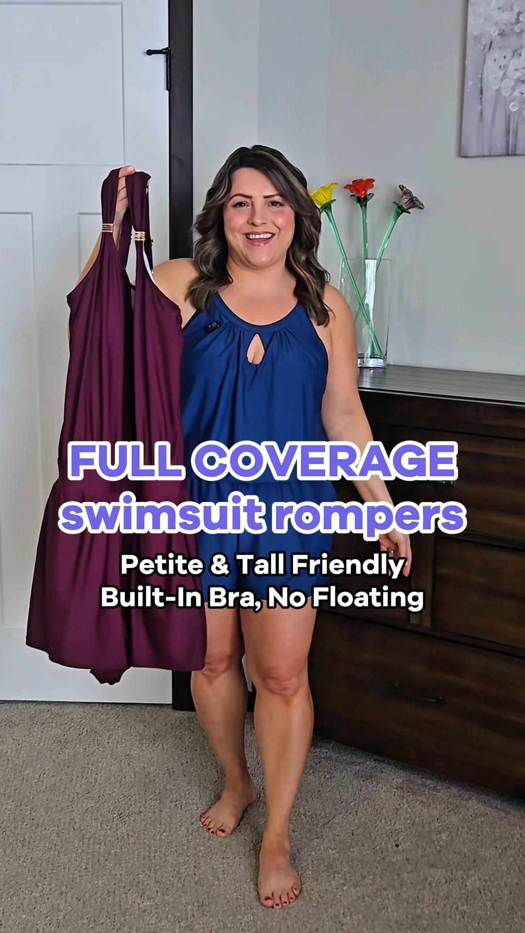 Full Coverage Romper Swimsuits 

#LTKPlusSize #LTKPetite #LTKMidsize