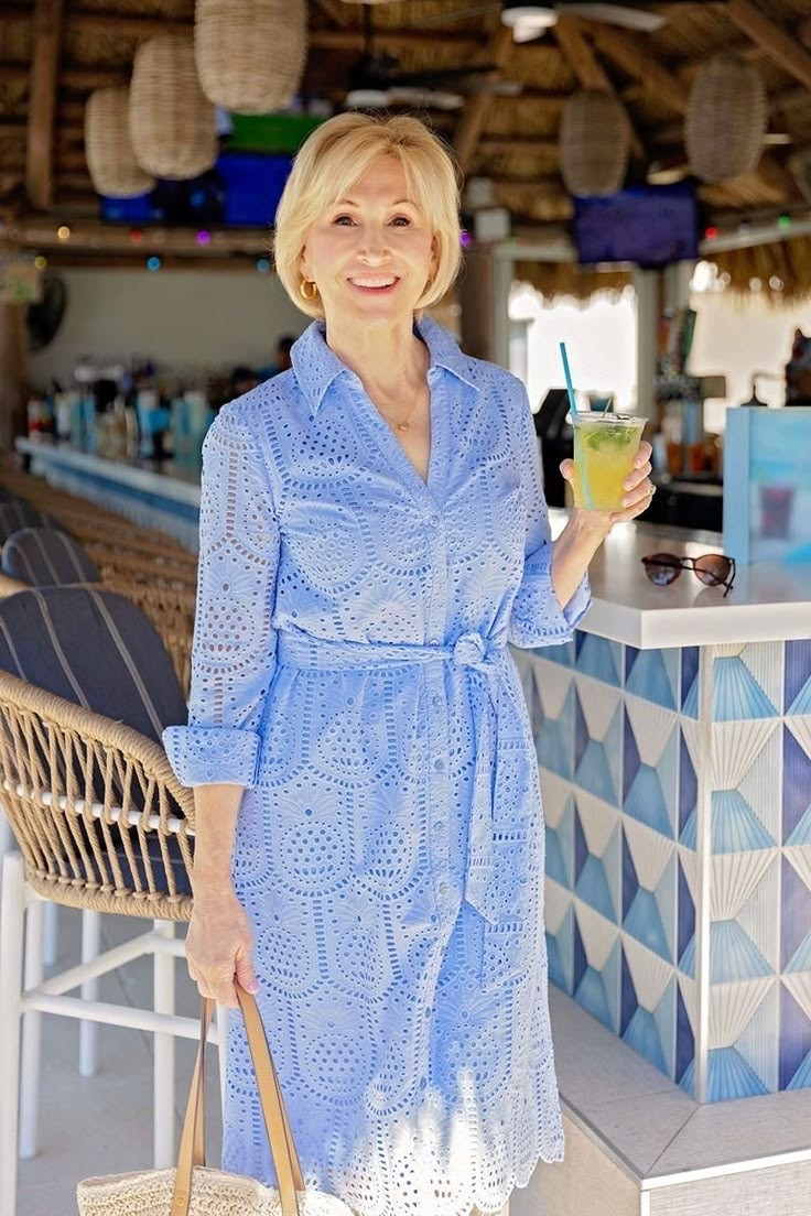 There’s just something about a blue eyelet dress that feels like the definition of summer ease 💙

It’s light, breathable, and has that pretty, detailed texture that always feels a little more special than your everyday sundress. I love how eyelet instantly gives even a simple silhouette a soft, feminine touch — it’s effortless but still feels considered.

#LTKOver40 #LTKSeasonal #LTKootd