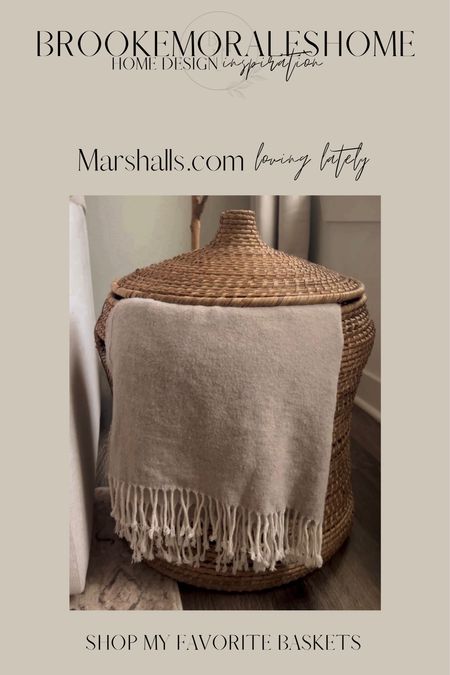 Shop baskets at Marshalls.com! This one is great size and on sale for $39 🚨 

#LTKSale #LTKSeasonal #LTKGiftGuide