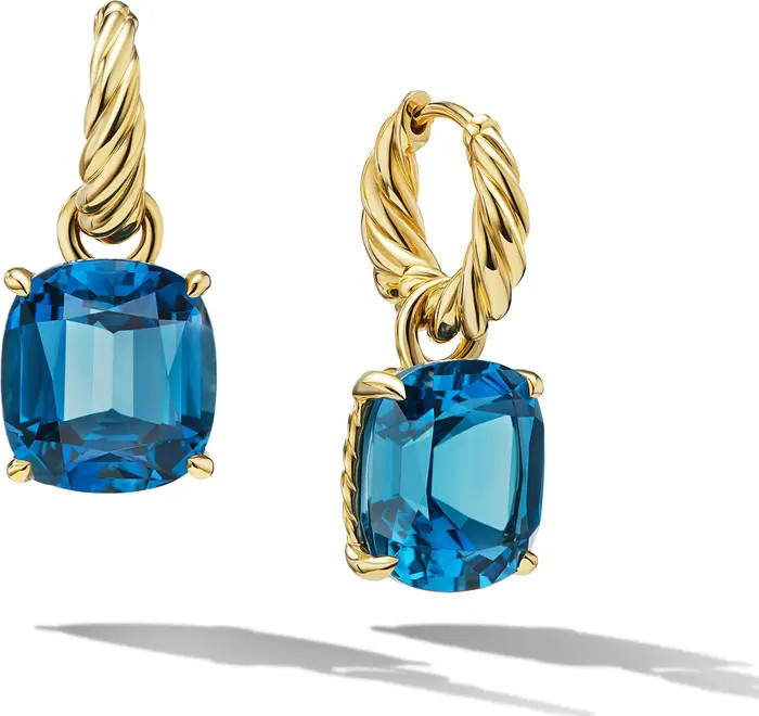 David Yurman Marbella Stone Drop Huggie Hoop Earrings | Nordstrom | Nordstrom