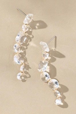 Crystal Stone Drop Earrings | Anthropologie (US)