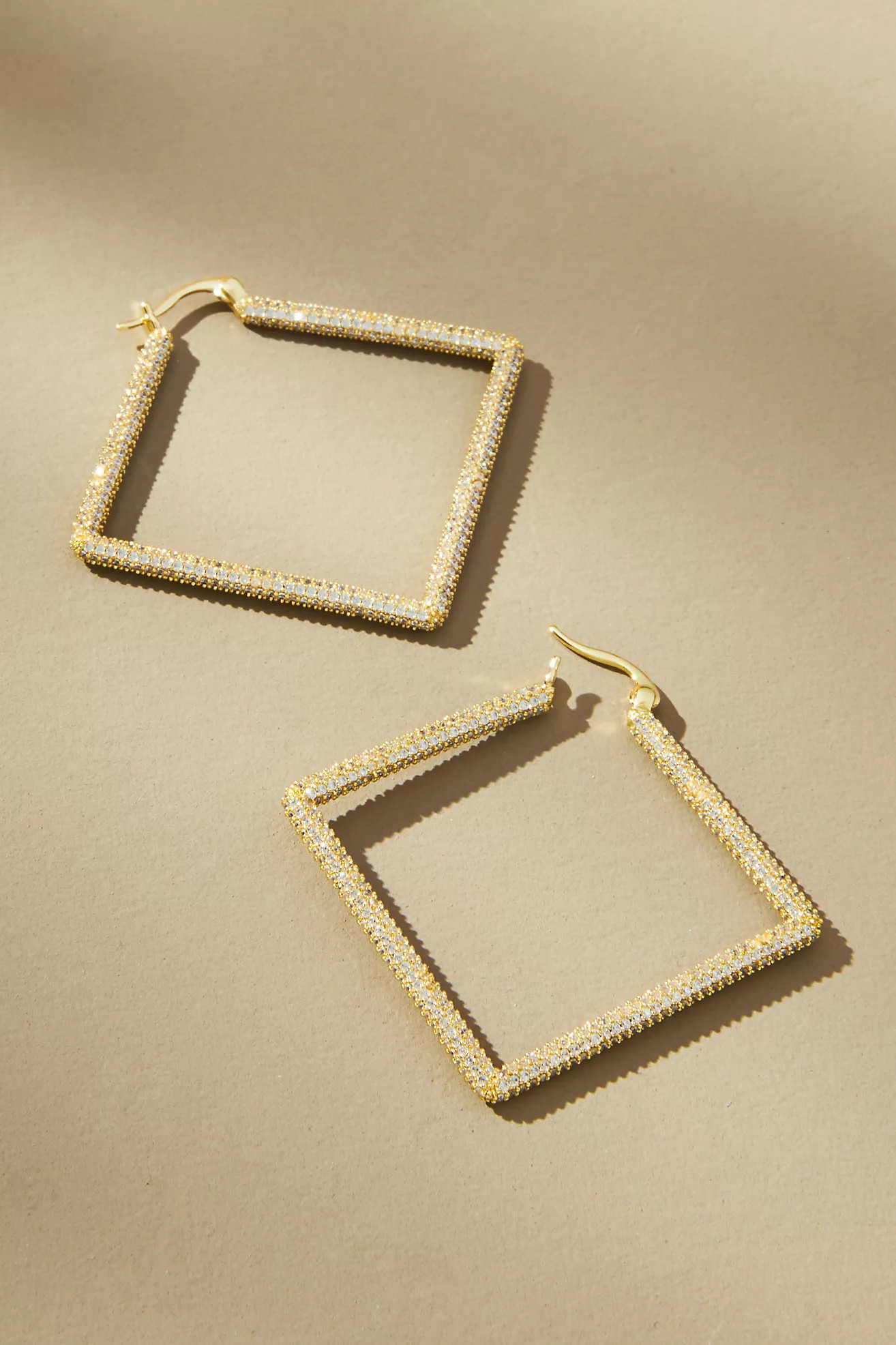 Uncommon James Girl Boss 2.0 Geometric Hoop Earrings | Anthropologie (US)