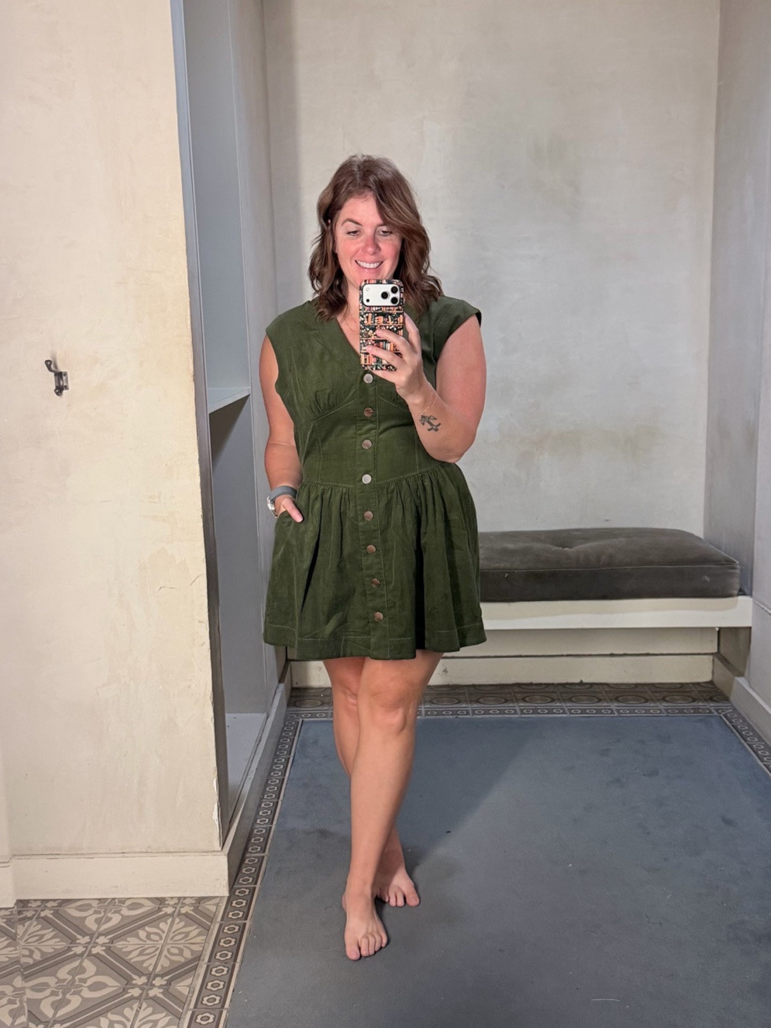 The cutest corduroy dress and it’s perfect for fall! This is a dress you can start styling now and will take you into fall! The dress runs a bit small, so I would size up!

#LTKSeasonal #LTKOver40 #LTKMidsize