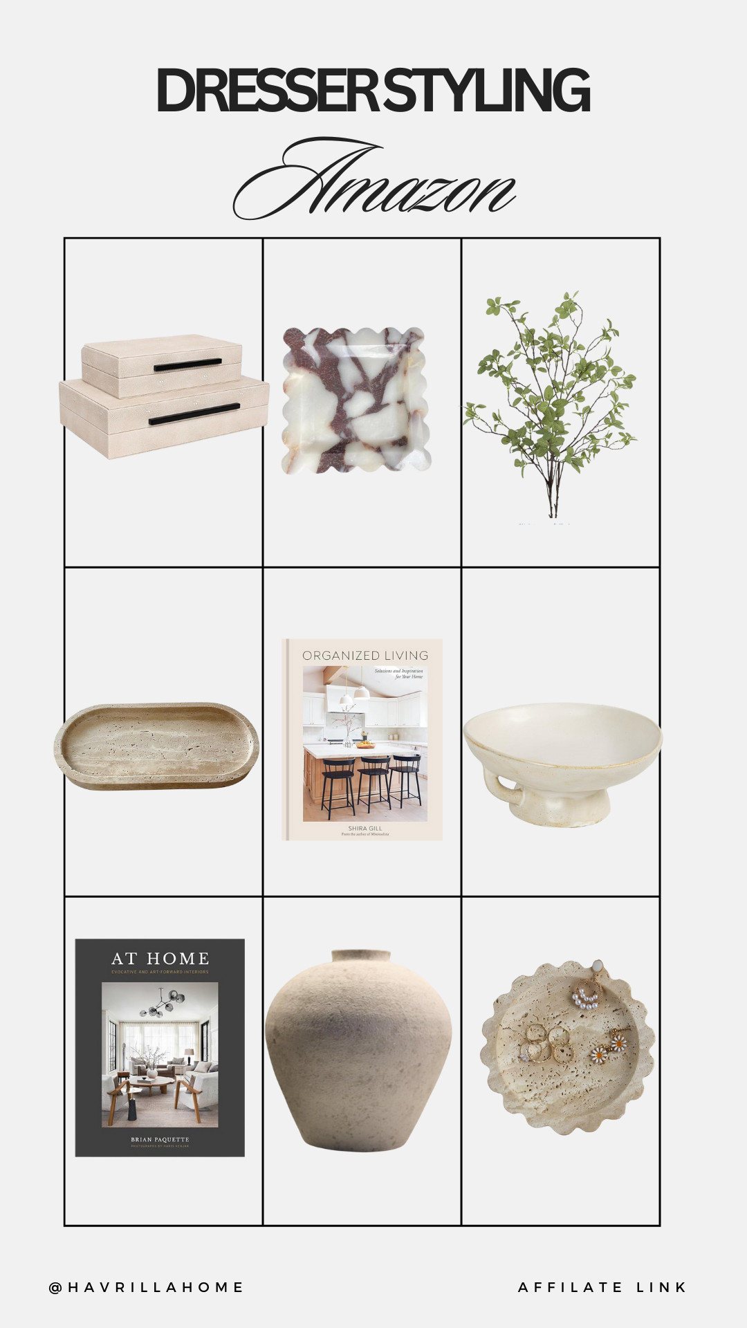 Dresser styling ideas, amazon dresser decor, neutral dresser styling, coffee table books decor, decorative boxes amazon, ceramic decor objects, faux greenery amazon, minimalist home accessories, organic modern decor, neutral home styling, shelf styling amazon, amazon home accents, havrillahome styling 

 

#LTKHome