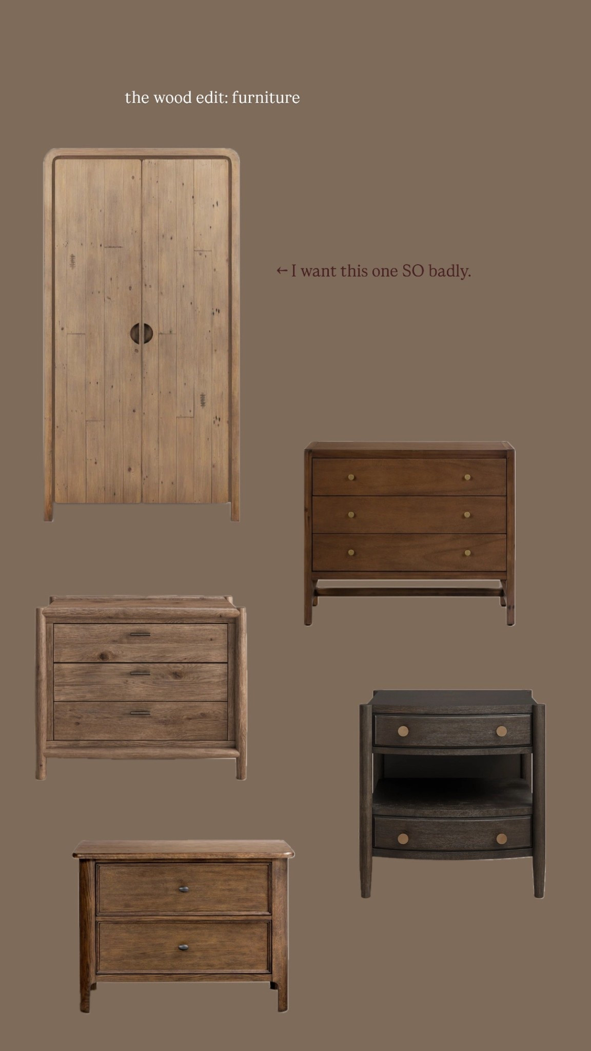 Wood furniture 


Elevated furniture for storage 

#LTKSpringSale #LTKHome