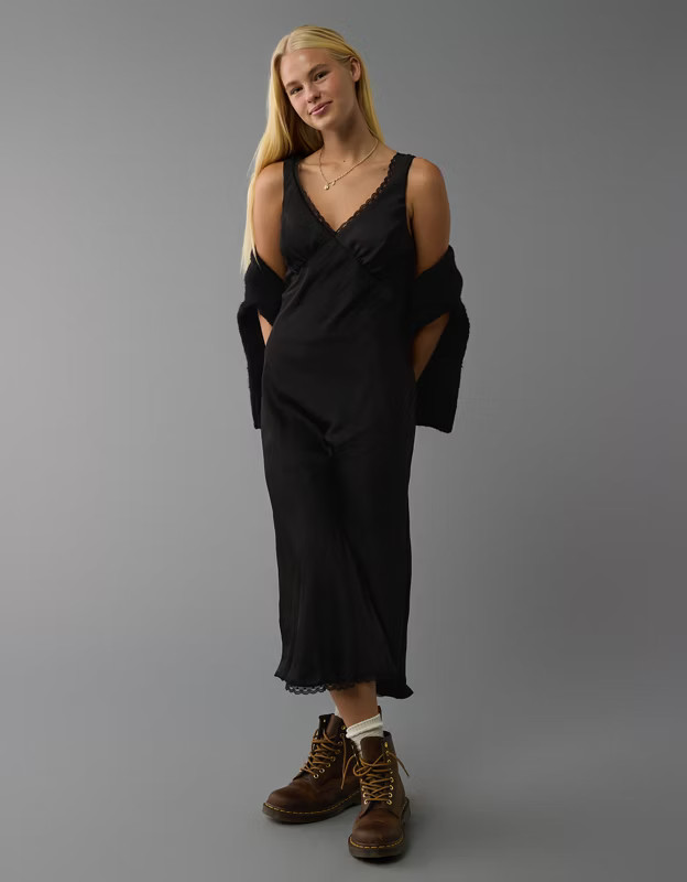 AE Midi Slip Dress | American Eagle Outfitters (US & CA)