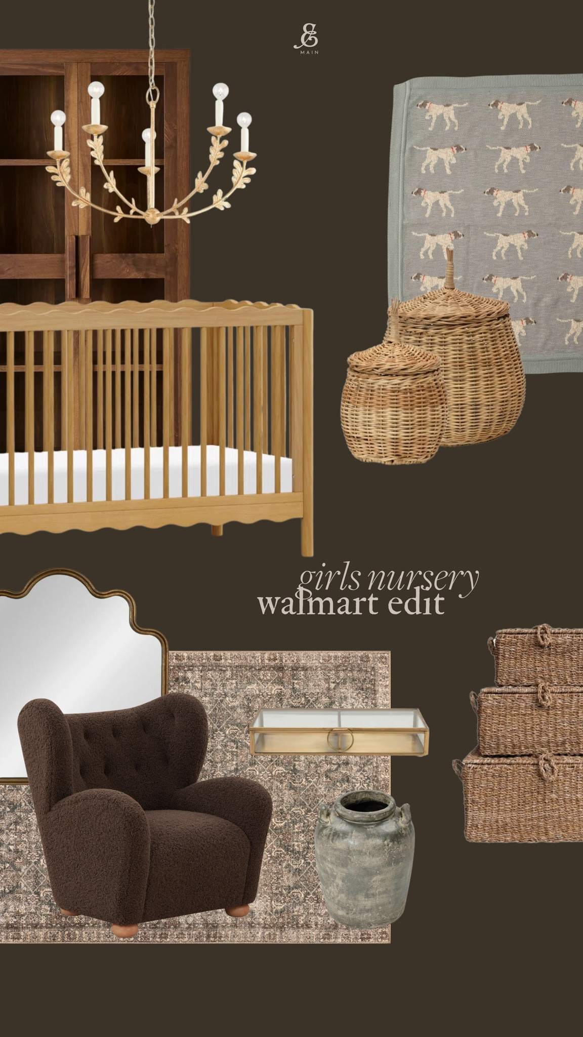 girls nursery finds from walmart
amazon home, amazon finds, walmart finds, walmart home, affordable home, amber interiors, studio mcgee, home roundup 

#LTKHome