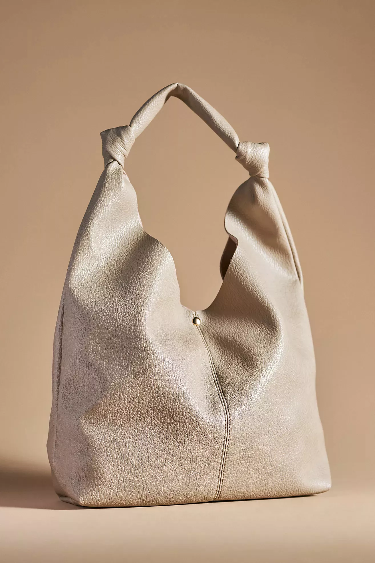 Furla Elisabeth Leather Hobo Bag in Natural