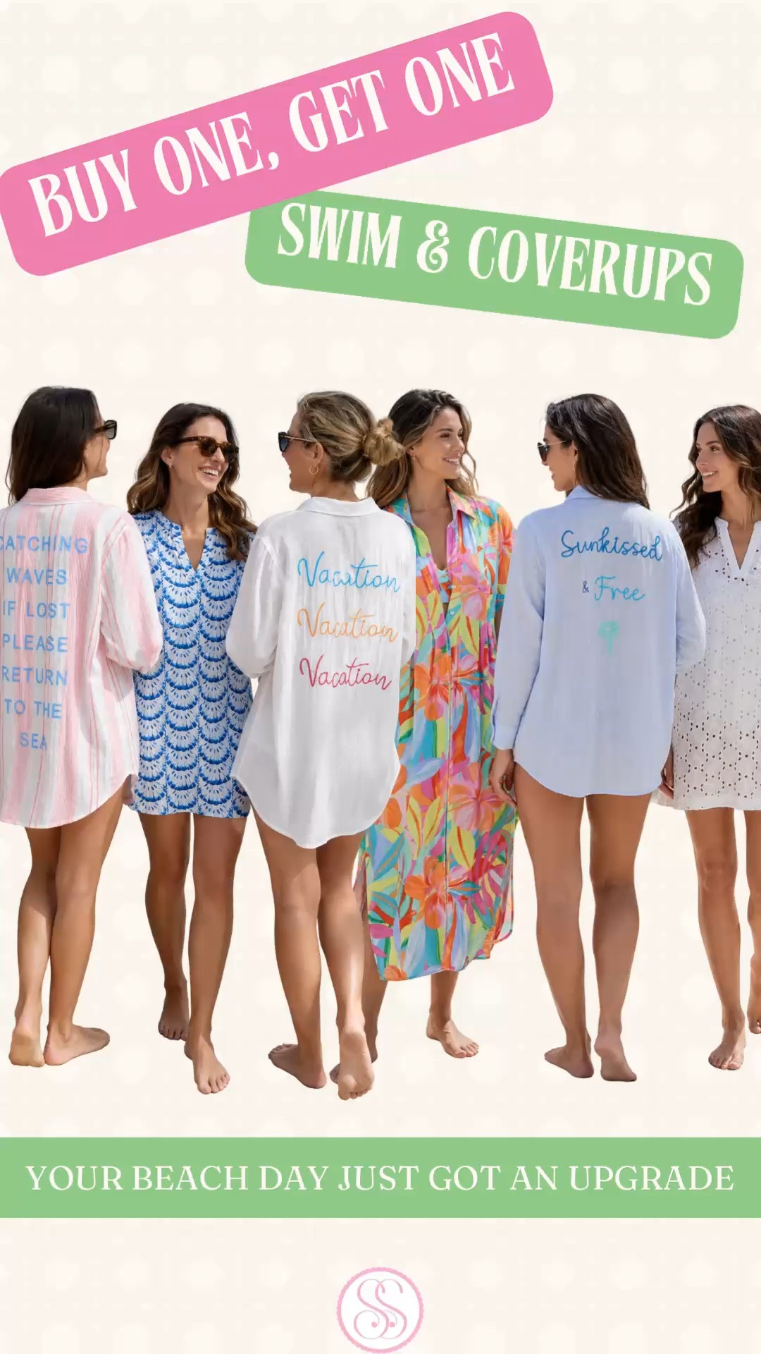 Buy one, get one swim coverups, beach coverups, vacation outfits

Your beach day just got a very cute upgrade. These swim coverups are buy one, get one, and there are so many good summer vacation styles in the mix.

This edit has everything from embroidered button-down coverups to colorful resort dresses, blue and white beach tunics, white eyelet coverups, oversized beach shirts, and easy throw-on pieces that make a swimsuit outfit feel like a whole moment. 

These are the kind of vacation pieces you pack once and wear constantly: over a swimsuit for the pool, with sandals for beach lunch, as a resort outfit, for hotel breakfast, lake weekends, boat days, beach-town shopping, summer travel, girls trips, and casual dinners near the water.

The best part is that they do the outfit work for you. Add a swimsuit, sunglasses, sandals, a straw tote, and you’re done.

If you’re shopping for summer outfits, beach outfits, vacation outfits, resort wear, swim coverups, beach coverups, pool coverups, white coverup dress, embroidered coverup, button down coverup, oversized beach shirt, colorful coverup, blue and white coverup, eyelet coverup, vacation dress, summer dress, resort dress, beach trip outfit, pool outfit, lake outfit, cruise outfit, tropical vacation outfit, girls trip outfit, or preppy beach outfit, this BOGO coverup edit is such a good one to check before the best styles sell out.

#LTKFindsUnder50 #SwimCoverup #BeachCoverup #VacationOutfit #SummerOutfit #BeachOutfit #ResortWear #VacationStyle #PreppyStyle

#LTKSaleAlert #LTKSwim #LTKSeasonal #LTKSaleAlert