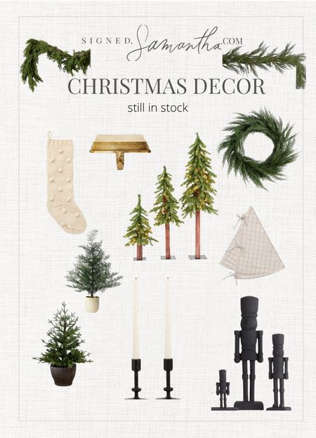 Christmas decor. Still in stock. Garland. Faux mini trees. Faux potted Christmas trees. Downward alpine Christmas trees. Target Christmas finds. McGee and co finds. Walmart Christmas. Crate and barrel  

#LTKSeasonal #LTKhome #LTKHoliday