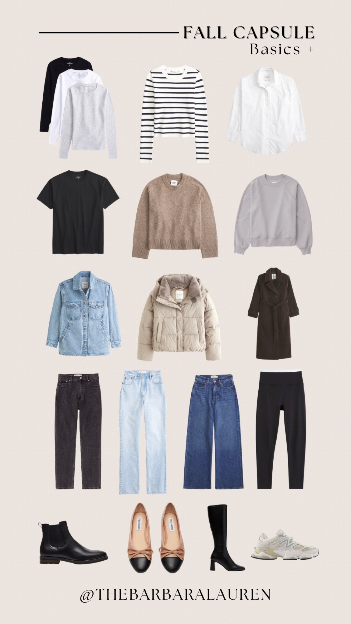 Fall Capule Wardrobe Basics +

#LTKMidsize #LTKSeasonal #LTKFallSale