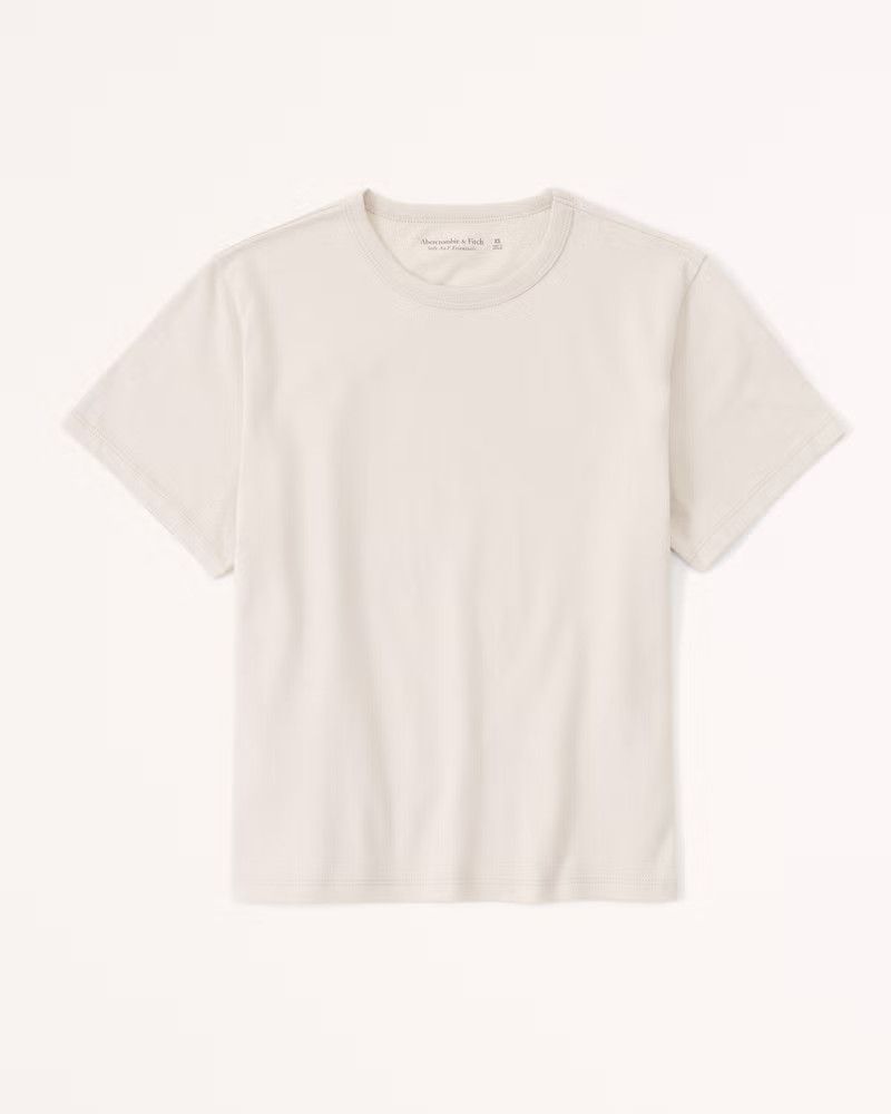 Essential Body-Skimming Tee | Abercrombie & Fitch (US)