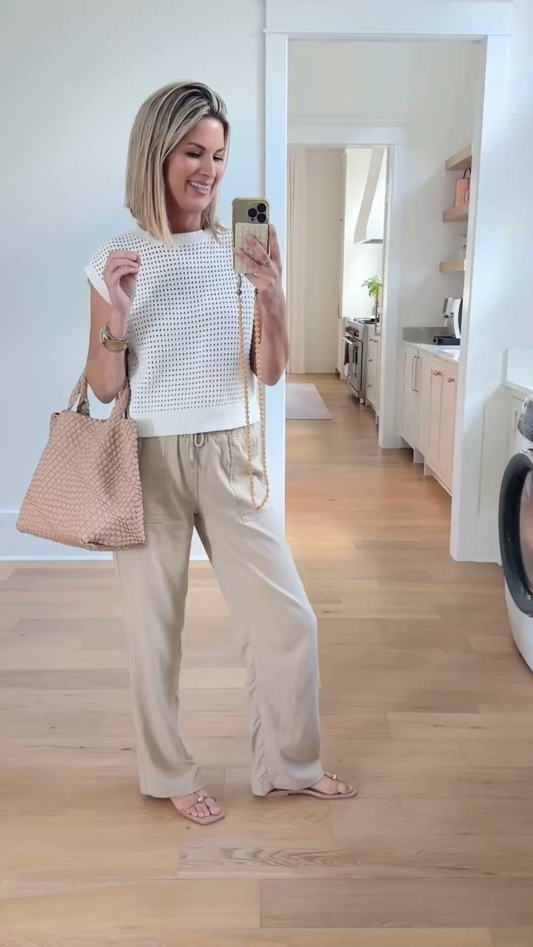 I am 5’11” wearing the longest inseam in size small in the pants and small top. Sandals true to size. Amazon outfit.

#LTKootd #LTKTall #LTKOver40