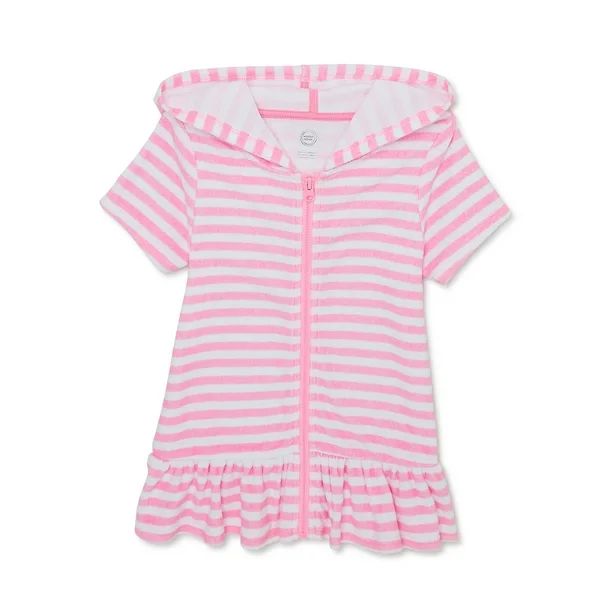 Wonder Nation Toddler Girl Cover-Up Dress, Sizes 12M-5T | Walmart (US)