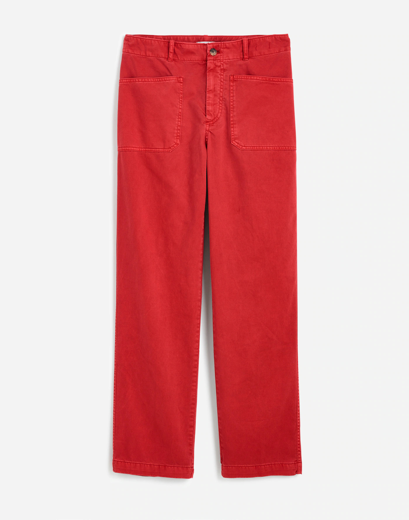 The Taper-Leg Utility Pant in Garment-Dyed Twill | Madewell | Madewell