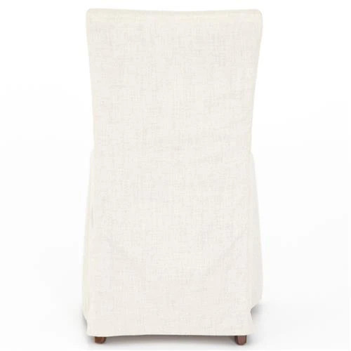 Vannie Modern Classic Cream Performance Slip Covered Dining Chair | Kathy Kuo Home