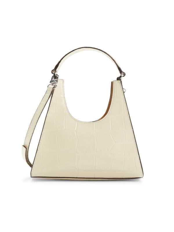 Mini Croc Embossed Leather Hobo Bag | Saks Fifth Avenue OFF 5TH