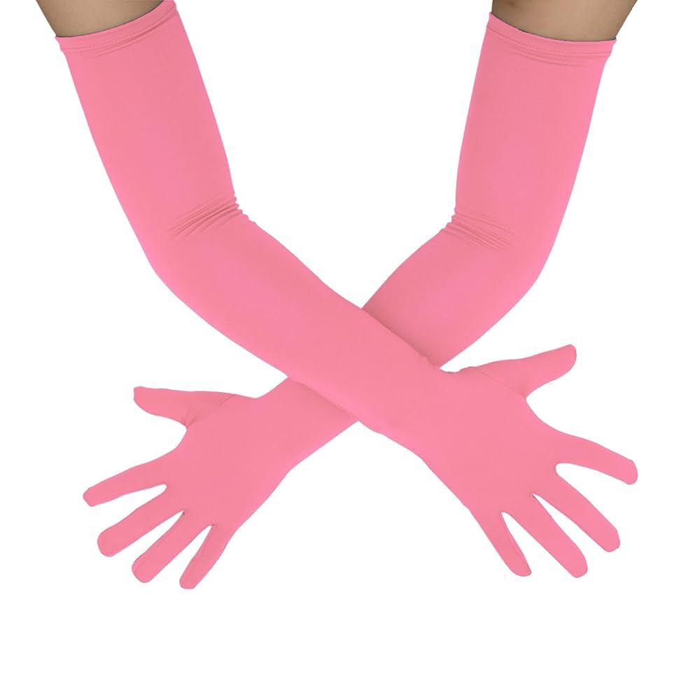 Sheface Stretchy Spandex Long Gloves - Men's & Women's Costume Gloves for Banquet, Party & Weddin... | Amazon (US)