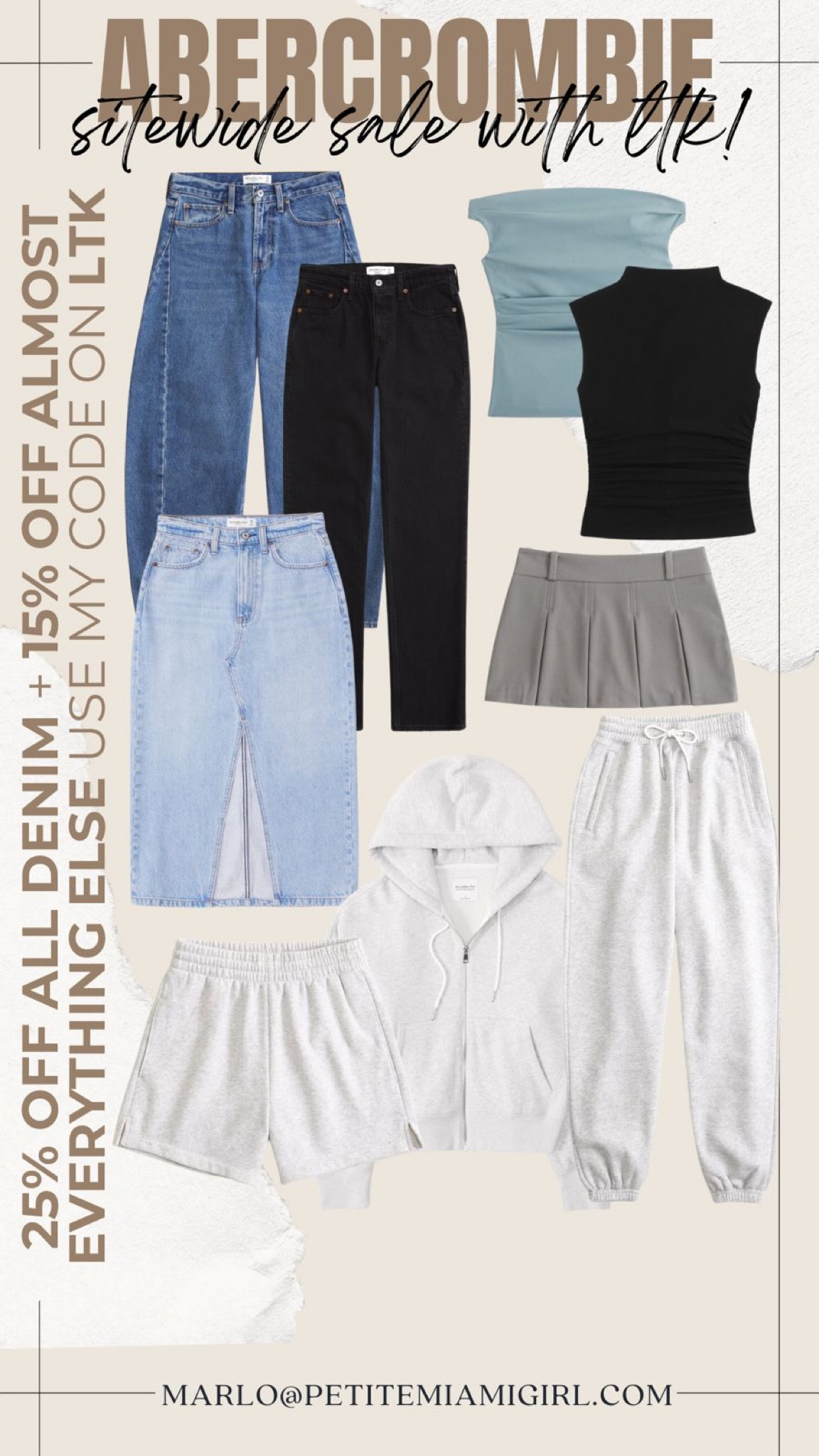 Abercrombie sitewide sale.

#LTKxAF #LTKSaleAlert #LTKStyleTip