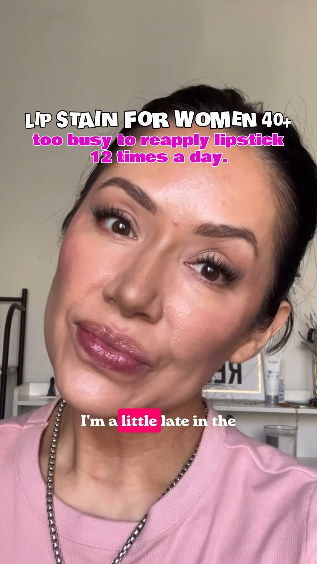 The best lip stain for women 40+
Ain’t nobody got time for reapplying lipstick throughout the day 😘

Wearing color: Charming Stain & Go

#LTKselfcare #LTKOver40 #LTKgrwm