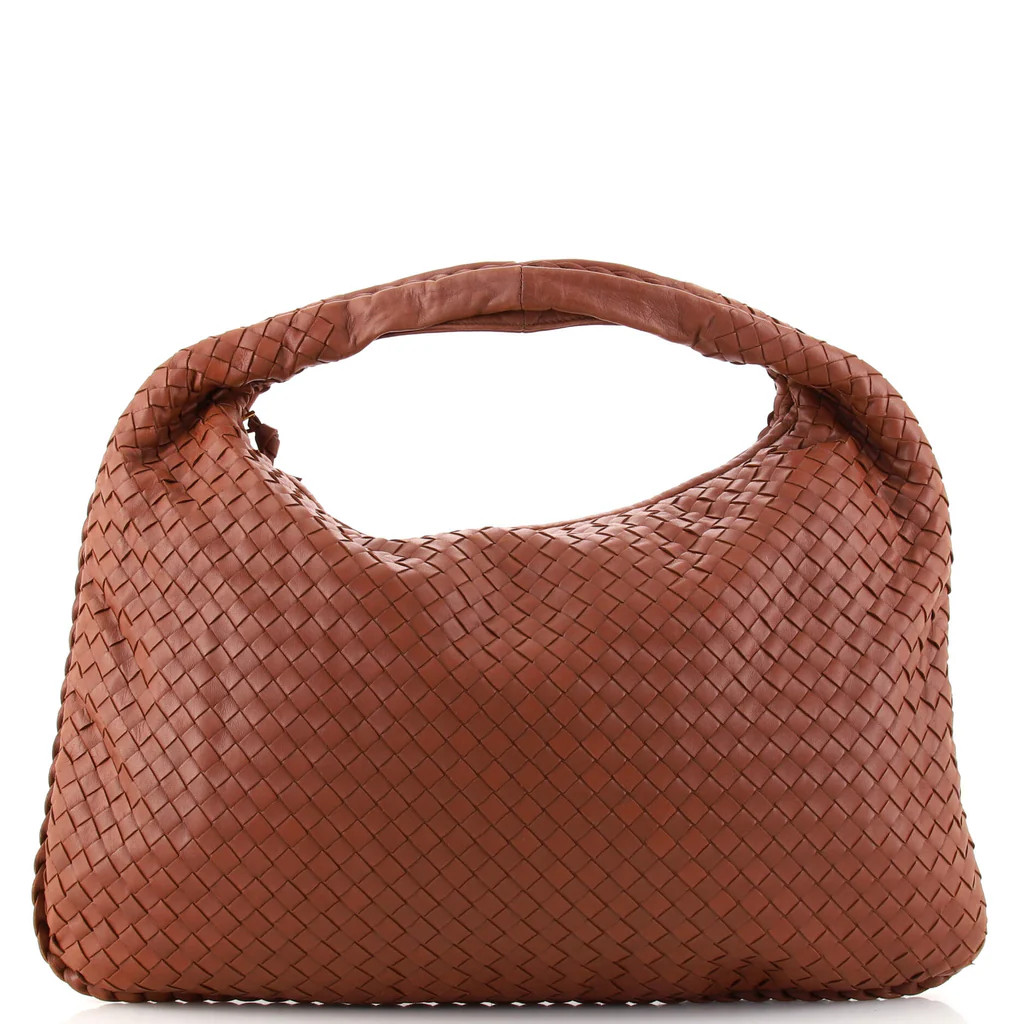 Bottega Veneta Veneta Hobo Intrecciato Nappa Large Brown 145232198 | Rebag
