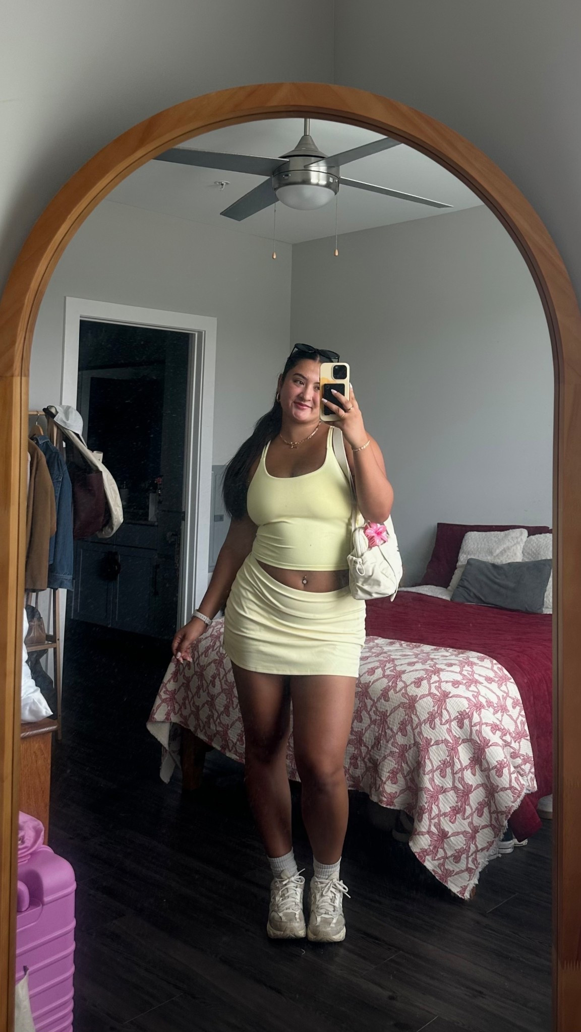 matching yellow skort set 💛🌼☀️

#LTKMidsize #LTKActive #LTKStyleTip