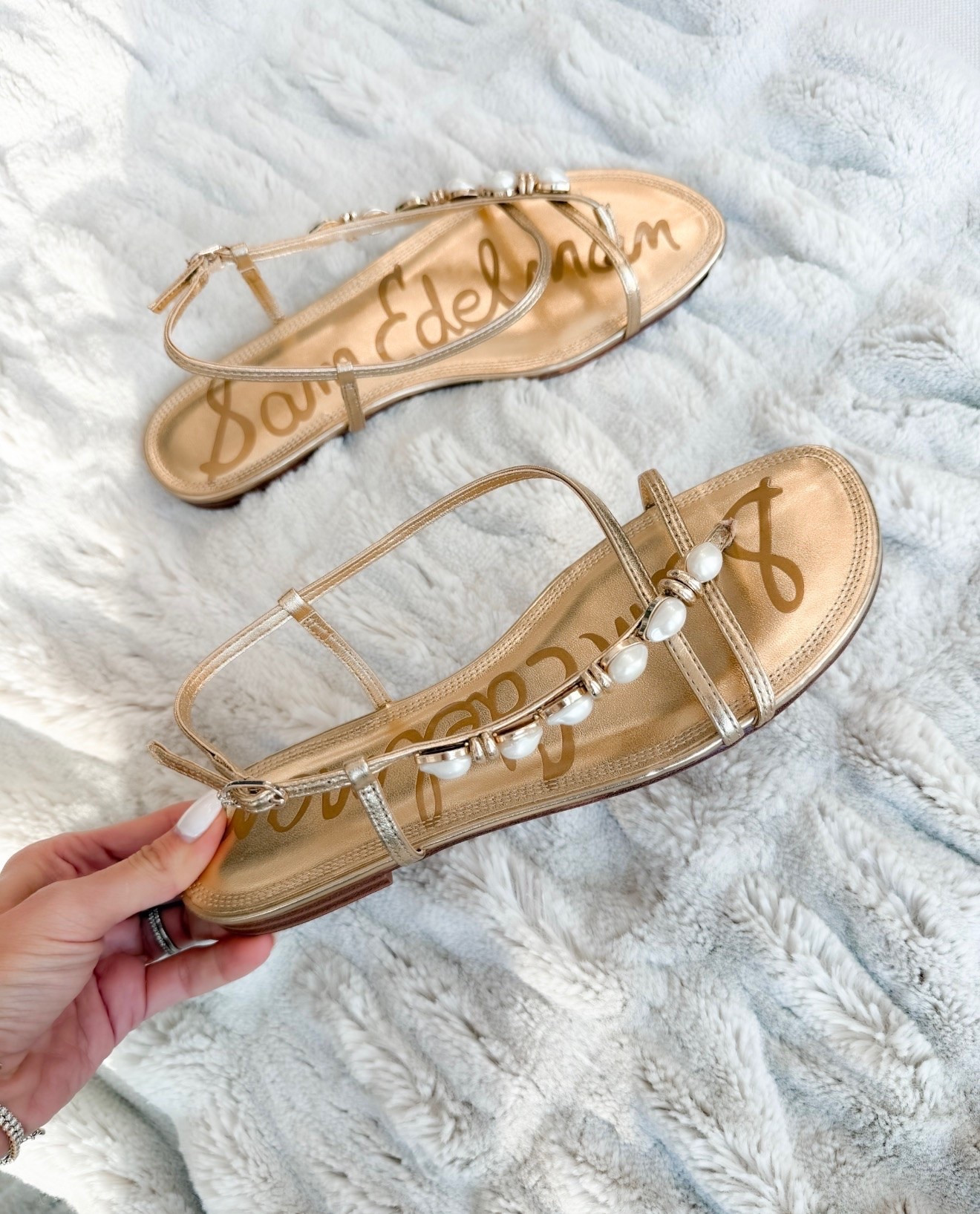 Add a touch of elegance to any outfit with these pearl-embellished gold sandals! Perfect for summer dresses, casual outfits, or special occasions, these versatile sandals elevate every look with a chic, polished finish. Ideal for summer footwear, neutral sandals, and everyday stylish comfort.

pearl-embellished sandals, gold sandals, summer footwear, neutral sandals, versatile summer shoes, chic summer style, casual outfit shoes, polished summer look, annabrstyle

#LTKTravel #LTKSeasonal #LTKootd