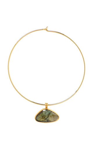 Yasmine Labradorite Gold-Plated Necklace | Moda Operandi (Global)