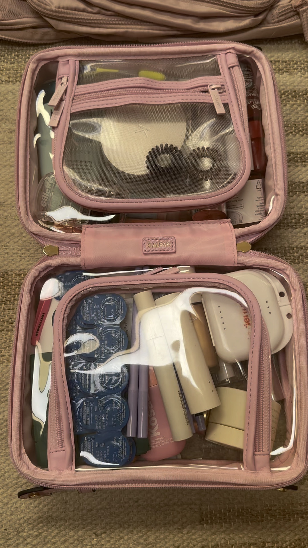 This organizer made packing for my trip so much easier! Big enough for full size toiletries and was able to fit everything into this neatly organized case! Game changer! Tagged some of my favorite things inside the bag! 

#LTKbeauty #LTKtravel #LTKfindsunder100