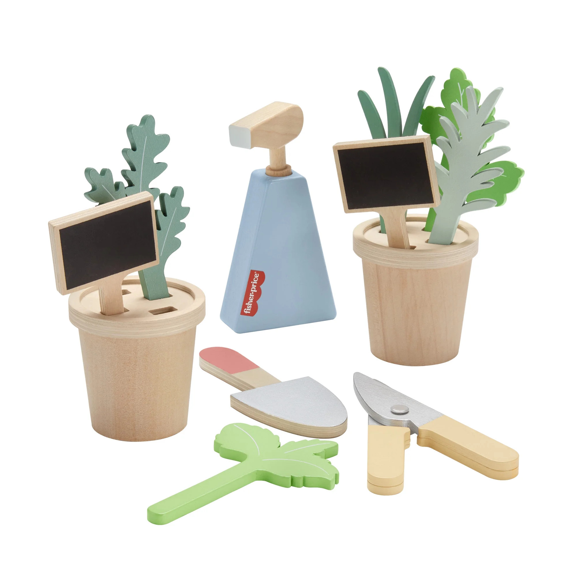 Fisher-Price Wooden Herb Garden and Tools Pretend Playset for Preschool Kids, 12 Wood Pieces | Walmart (CA)
