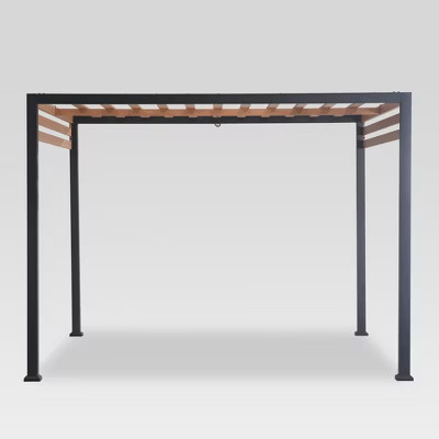 Lars Pergola with Solid Slates - Black - Project 62™ | Target