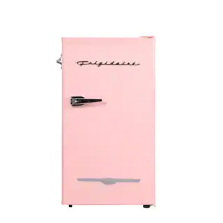 3.2 cu. ft Retro Mini Fridge in Pink | The Home Depot