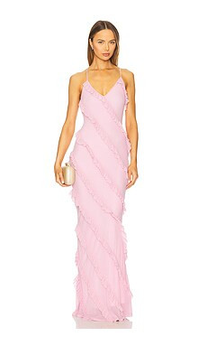 Runaway The Label Barlow Maxi Dress in Light Pink from Revolve.com | Revolve Clothing (Global)