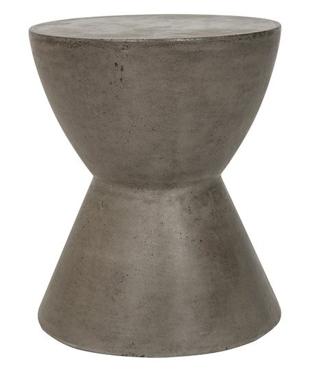 Dark Gray Martin Indoor/Outdoor Concrete Accent Table | Zulily