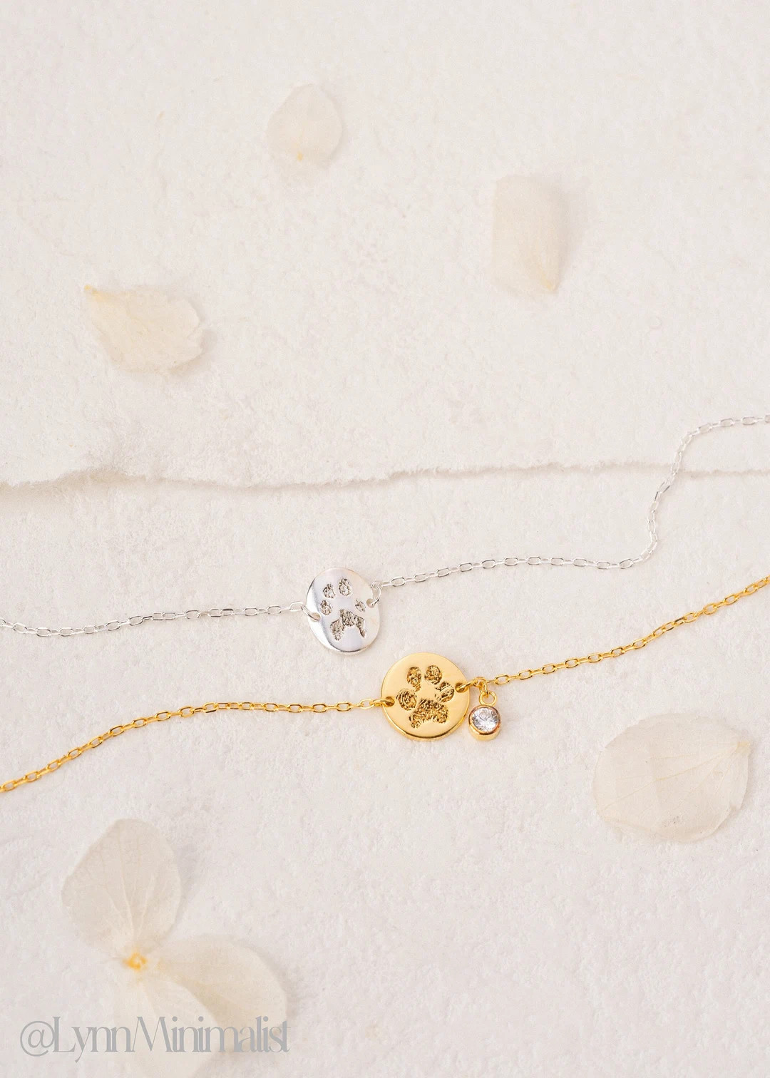 Your Actual Paw Print Bracelet | Nose Print Jewelry | Custom Pet Print Jewelry | Pet Memorial | P... | Etsy (US)