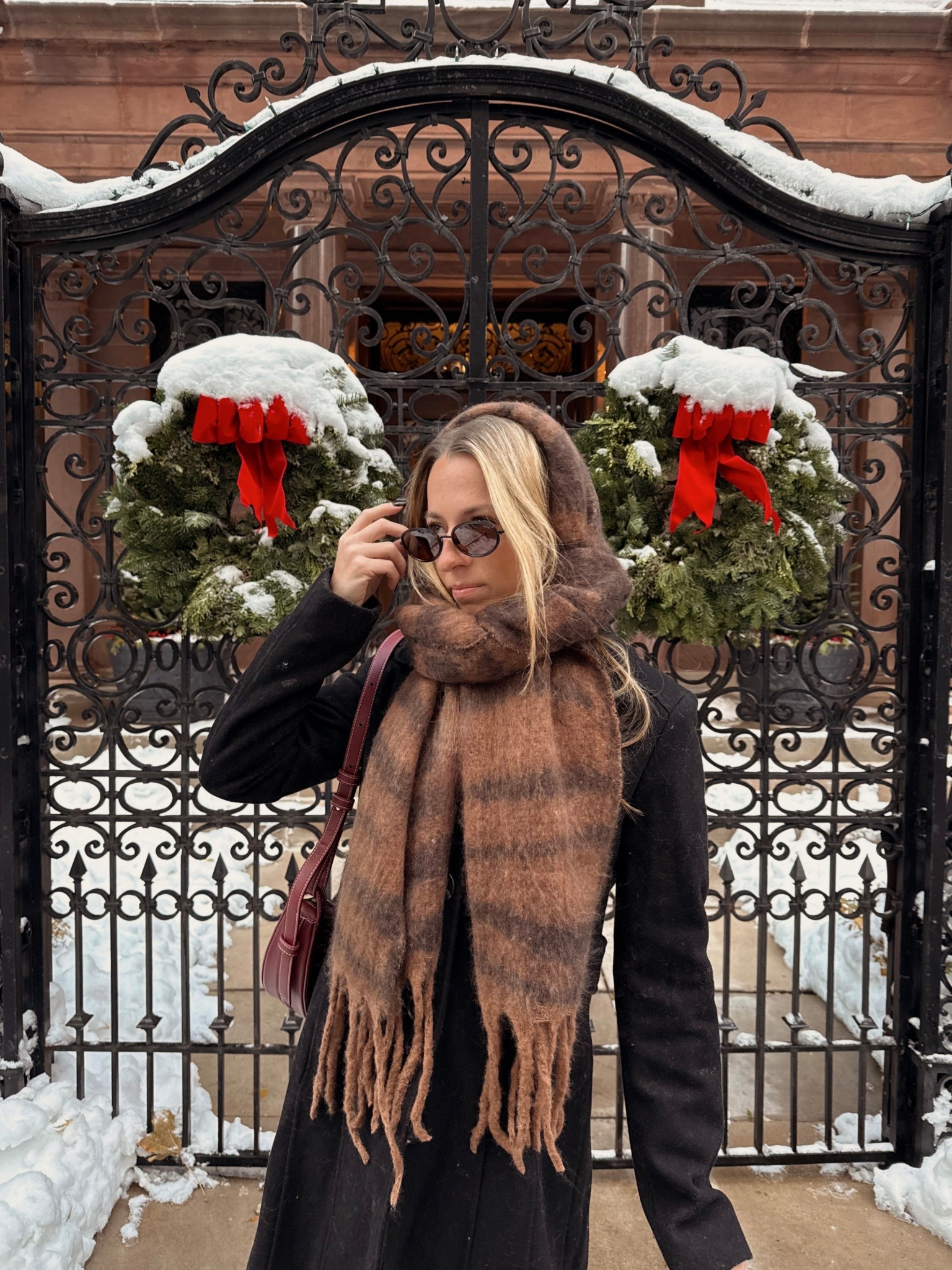 Winter scarf style 

#LTKCyberWeek #LTKHoliday #LTKGiftGuide