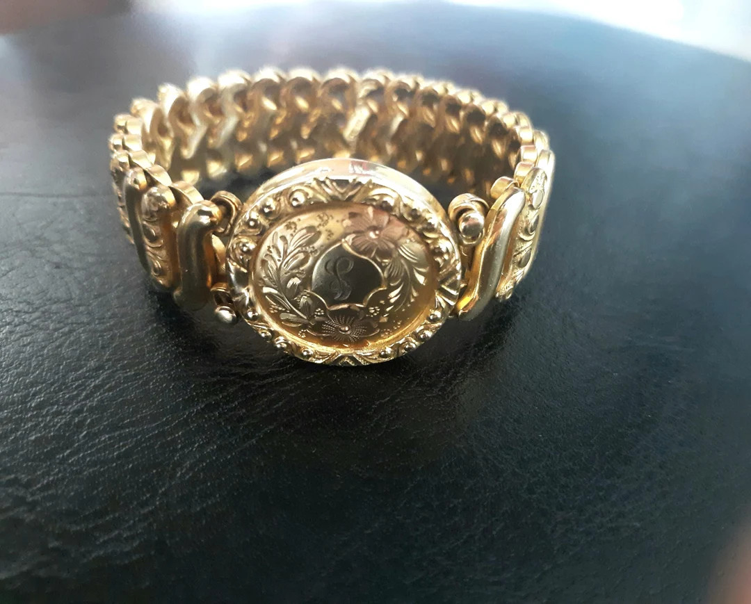 Antique 12K Gold Filled Sweetheart Expansion Bracelet , Leading Lady 1941 - Etsy | Etsy (US)