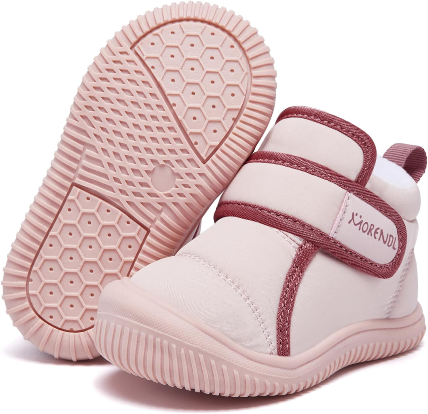 MORENDL Toddler Snow Boots Baby Booties Infant Winter Shoes First Walking Shoes | Amazon (US)