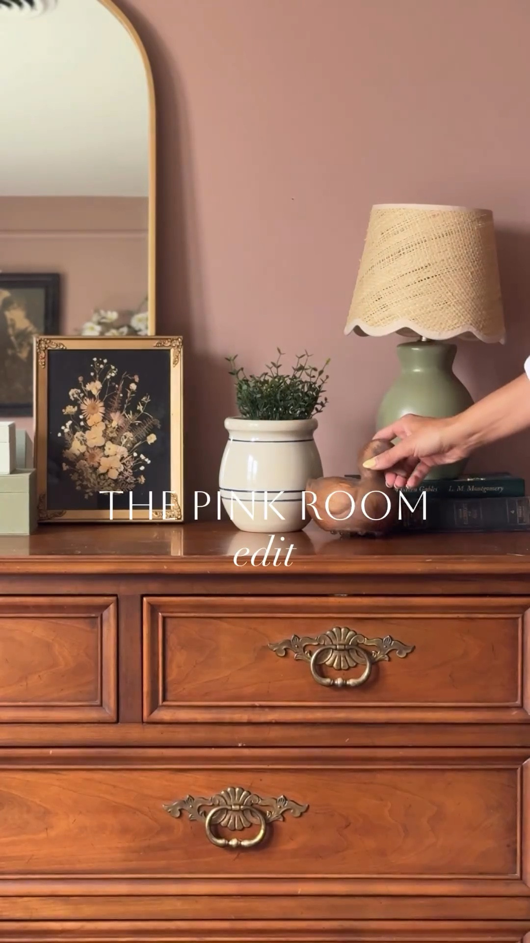 There’s something about this room that feels like a chapter out of a storybook.

Soft blush tones, scalloped edges, and layers collected over time — all coming together to create a space that feels both youthful and timeless.

It’s one of those rooms that just makes you exhale.
🩷 See all the sources for The Pink Room [link in bio]

You can also shop this room on my LTK!

-

pink room | girls bedroom | vintage inspired decor | cottagecore home | blush bedroom | layered interiors | feminine design | classic home style | traditional home | timeless interiors | cozy bedroom | pattern play | Kindred Homestead | room makeover | home decor inspiration