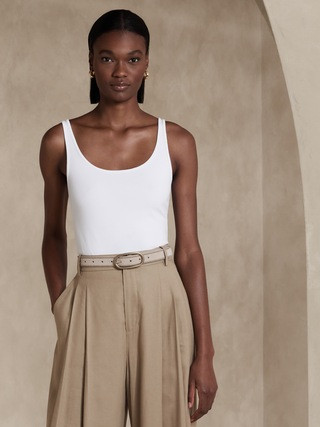 Refined Scoop-Neck Tank | Banana Republic (US)